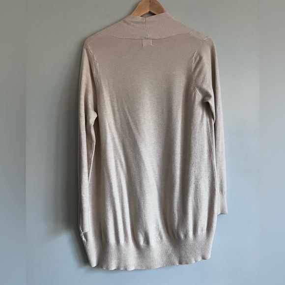 DREAMERS BY DEBUT Tan Long Sleeve Light Weight Long Sleeve Cardigan  Size S/M - Picture 7 of 12
